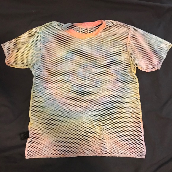 UNIF Relapse Tie Dye Mesh T-Shirt - Picture 8 of 11